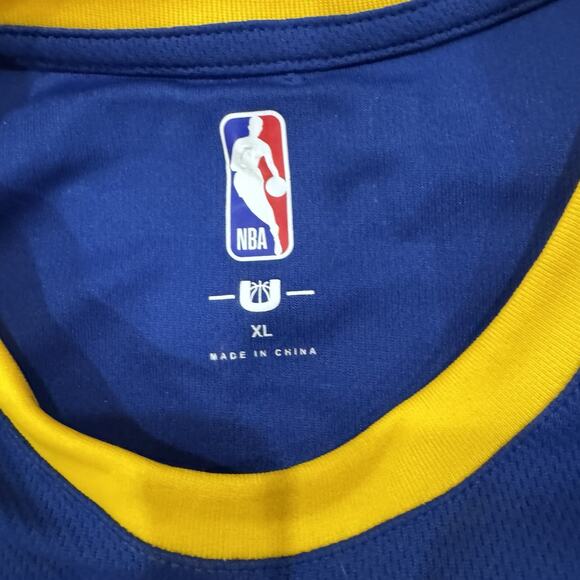 UNK Warriors Stephen Curry #30 Mesh Jersey Tank Men’s XL Blue NBA - Picture 7 of 7